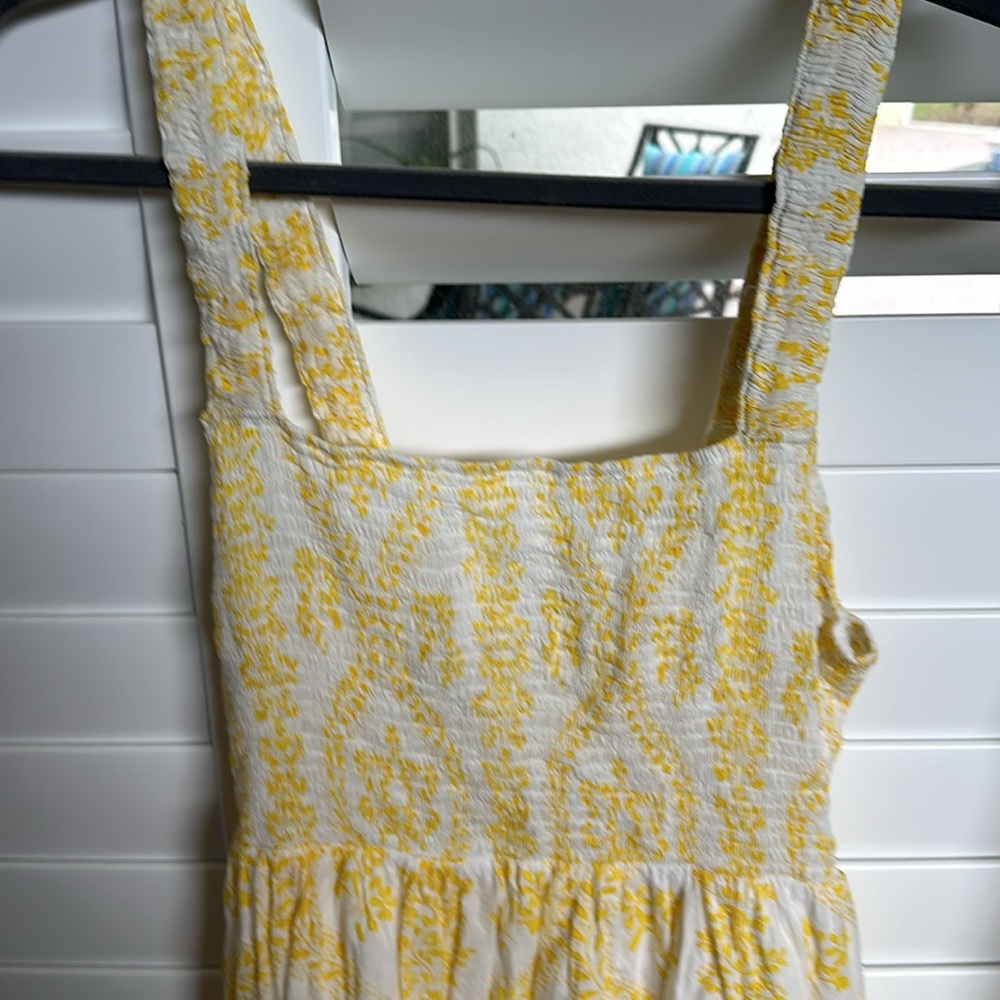 Monsoon & Beyond Beyond Vera Yellow & White Maxi Dress - Picture 2 of 7